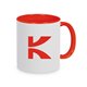 Kinder-Fit Tasse rot/weiss