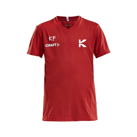 Kinder-Fit Kinder Trainingsshirt Girls rot