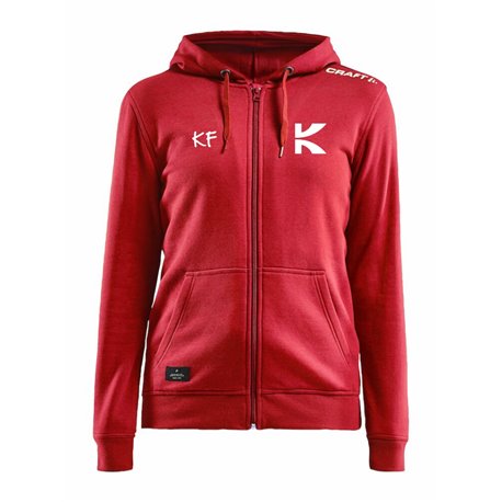 Kinder-Fit Zip-Hoodie Damen