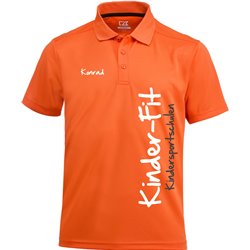 Kinder-Fit Herren Poloshirt für Trainer orange